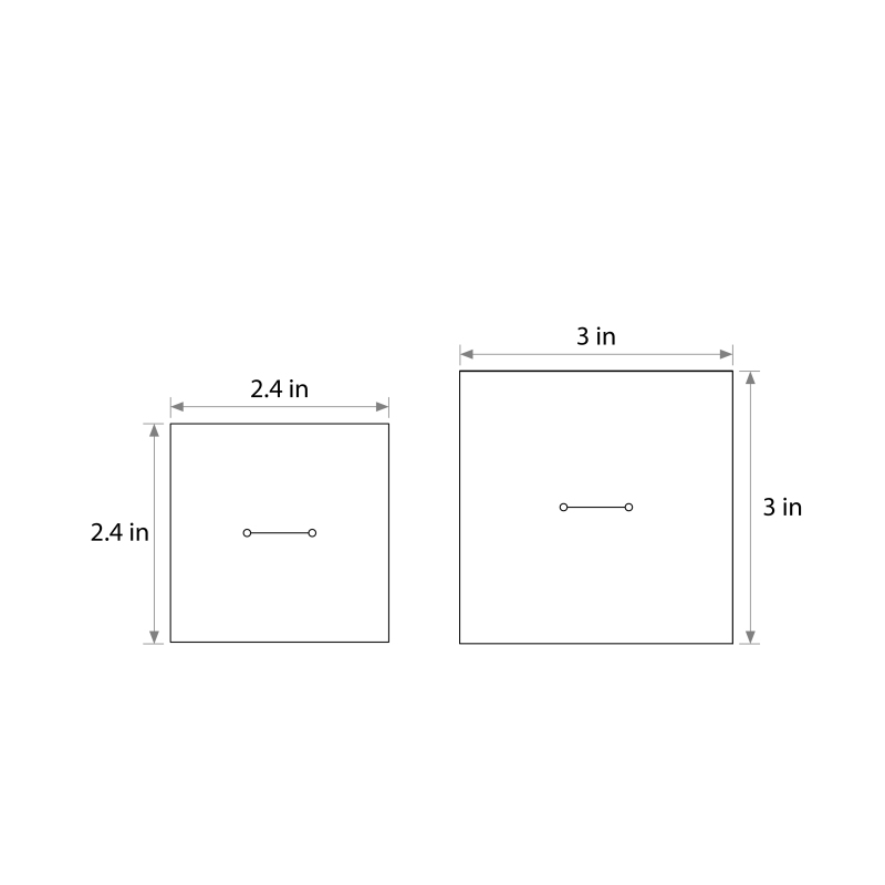 Custom Standard Ring Display Tags